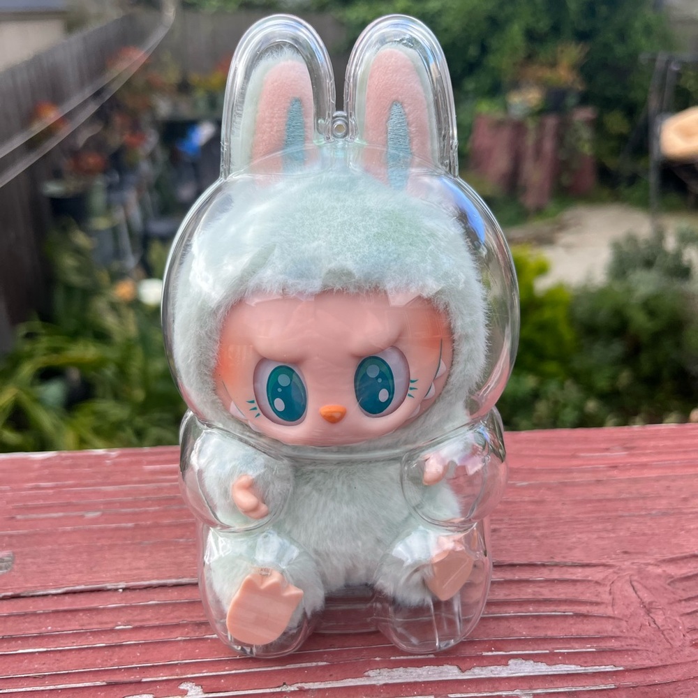 NEW Clear protection acrylic case - for sitting Labubu - Have a Seat